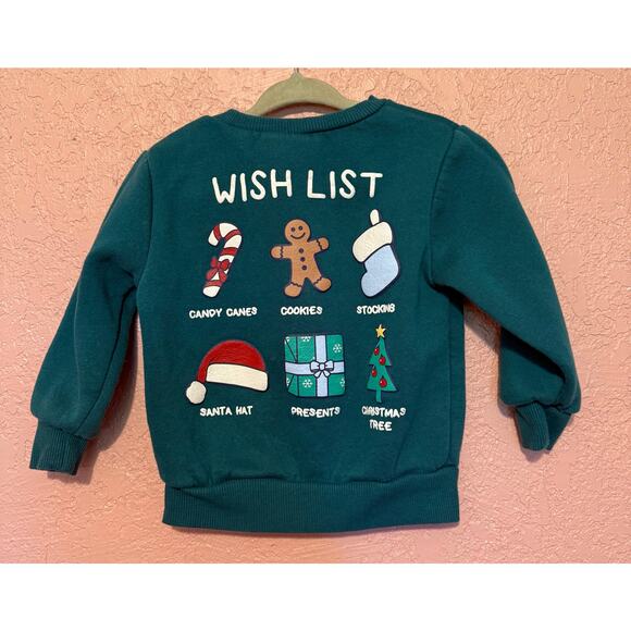 Bluey Teal Christmas Infant Sweater - Infant 18 Month - Bluey Christmas - Picture 2 of 3